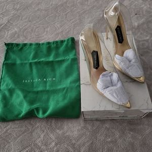 Jessica Rich clear heels